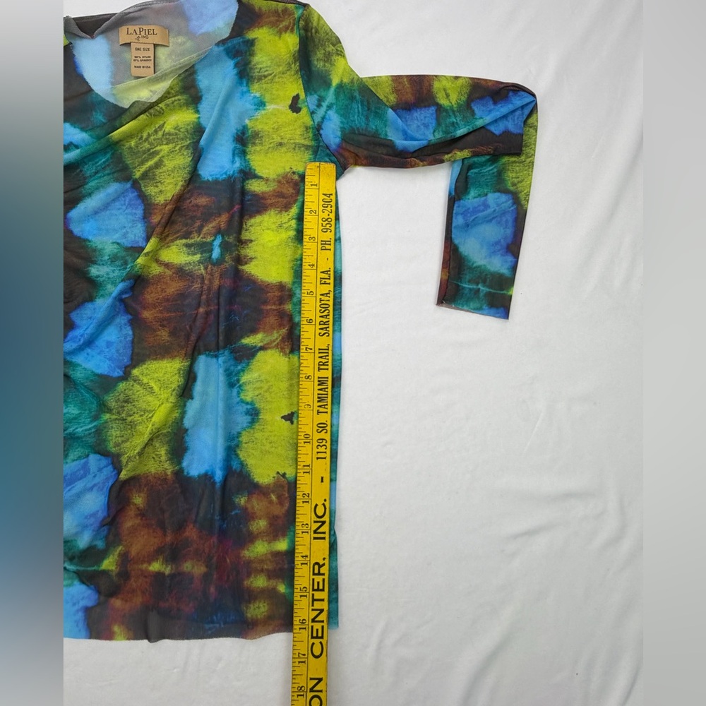 AMB DESIGNS Nuditee Second Skin Wearable Art Print Soft Mesh Sheer Long Sleeve - Picture 14 of 15